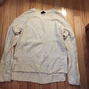 Stitch patterned sweater